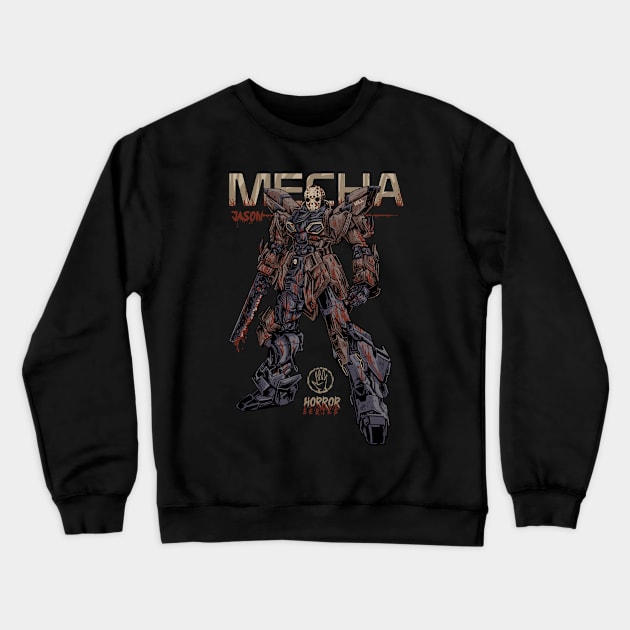 Mecha Jason Crewneck Sweatshirt by kimikodesign